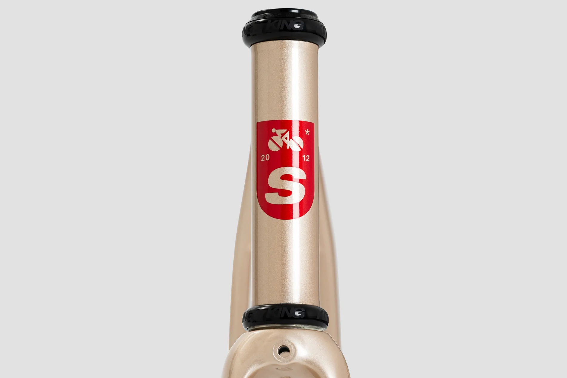 Triebwerk CR Prosecco Steel Road Bike Frame - Headtube Logo