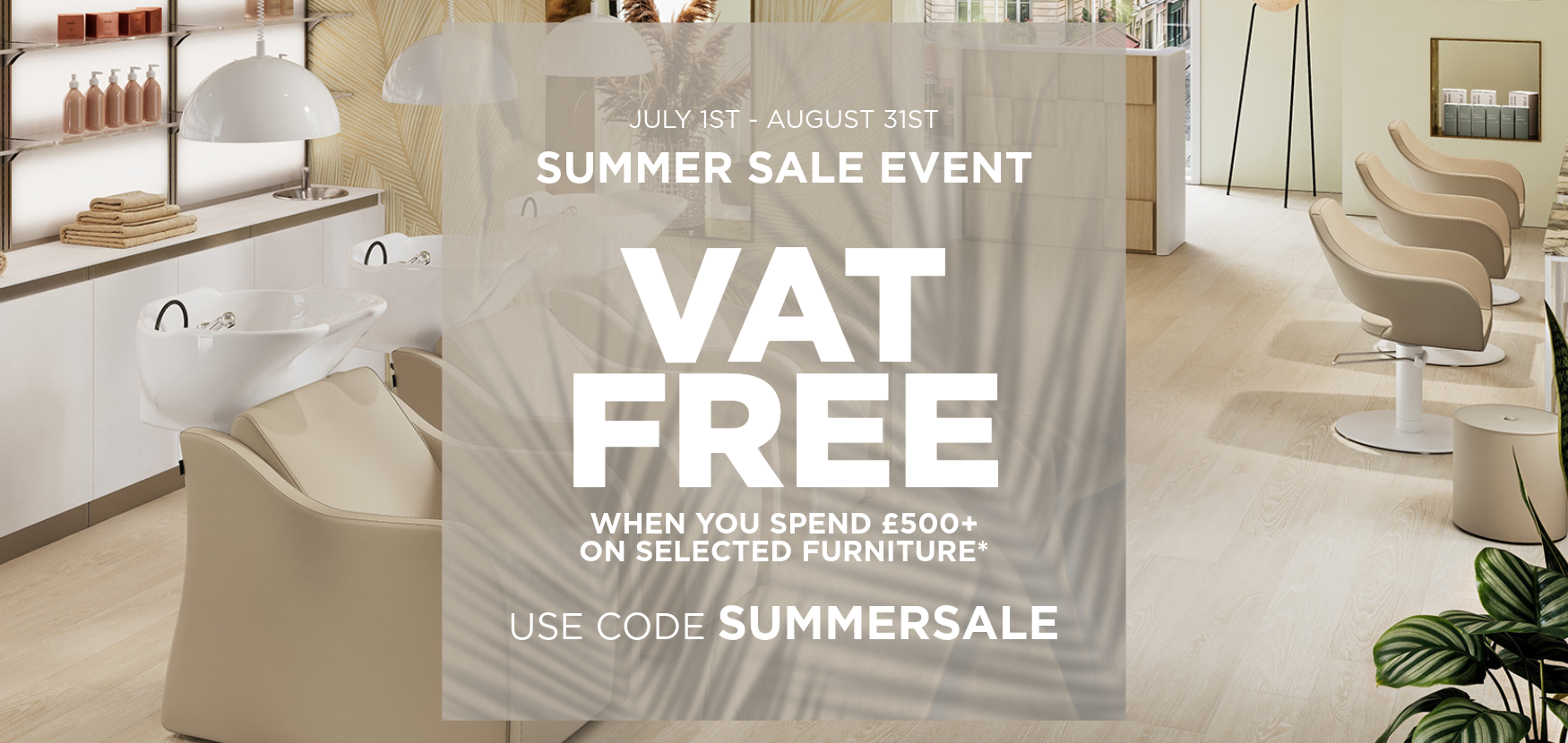 VAT FREE Summer Furniture Sale