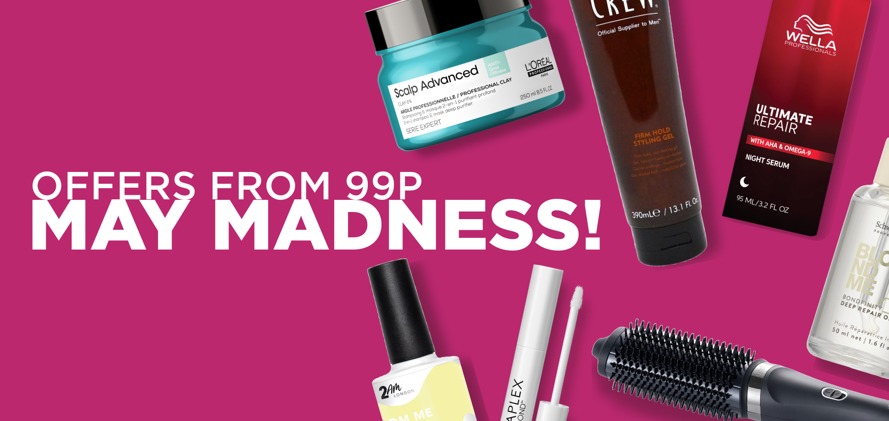 Offers from 99p for May Madness Special Sale Week