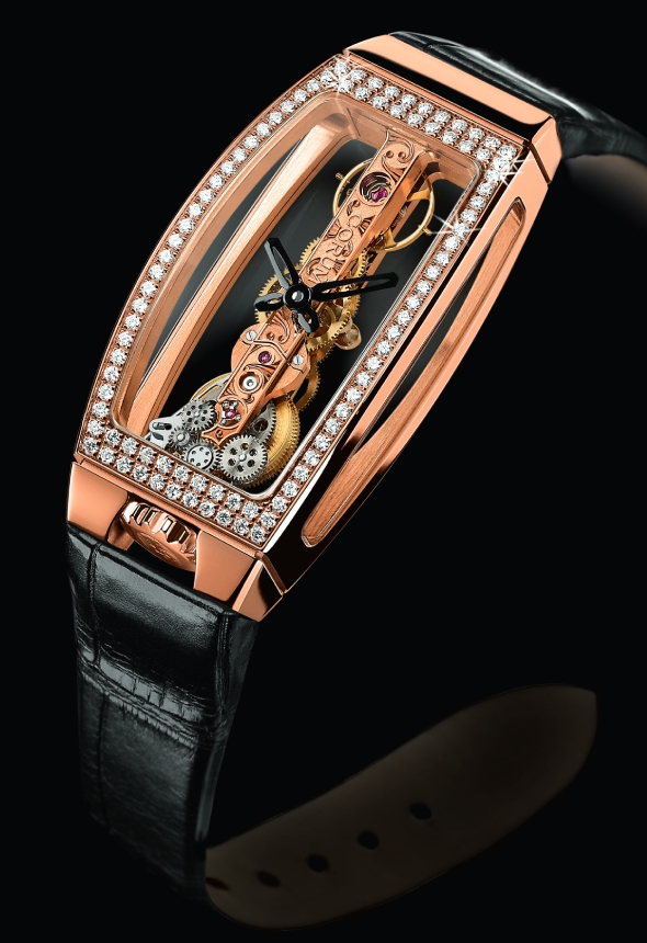 Corum Golden Bridge Miss Rose Gold Cortina Watch Pte Ltd