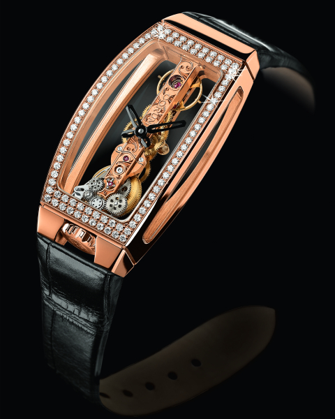 Corum Golden Bridge Miss Rose Gold Cortina Watch Pte Ltd