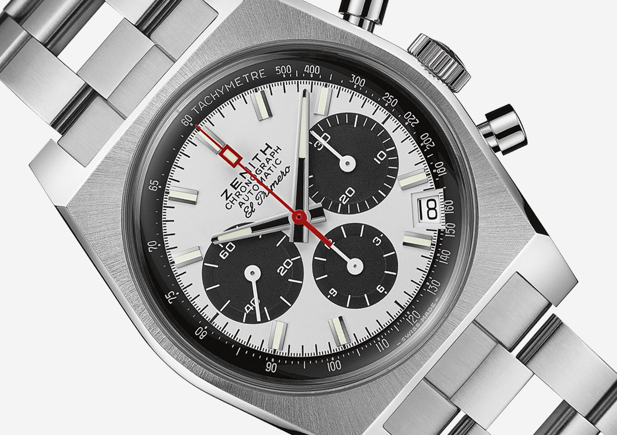 ZENITH Chronomaster Revival El Primero A384 37mm White Dial Steel Bracelet