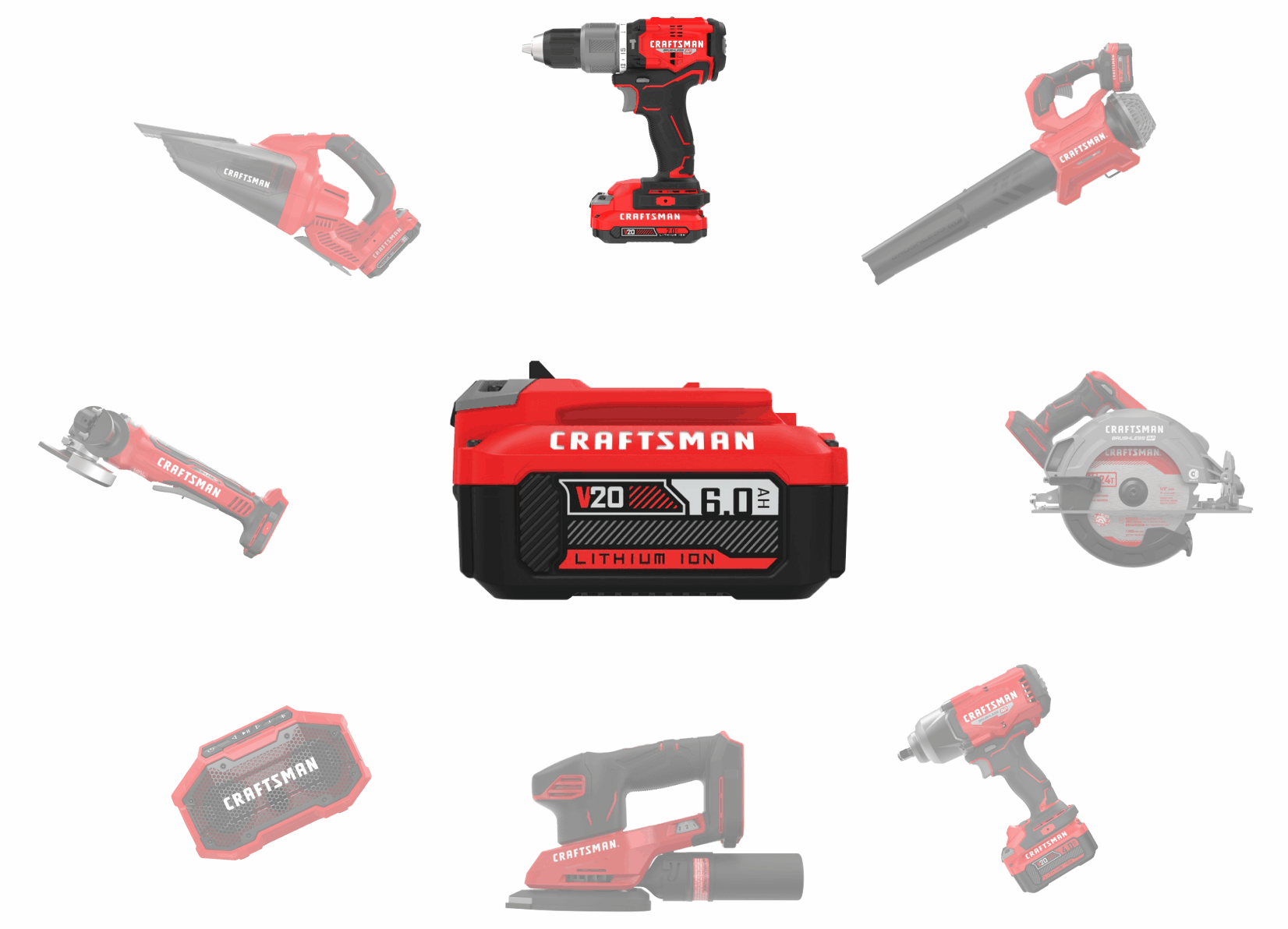 V20* 1/2 in Drive Brushless Cordless Impact Wrench CRAFTSMAN