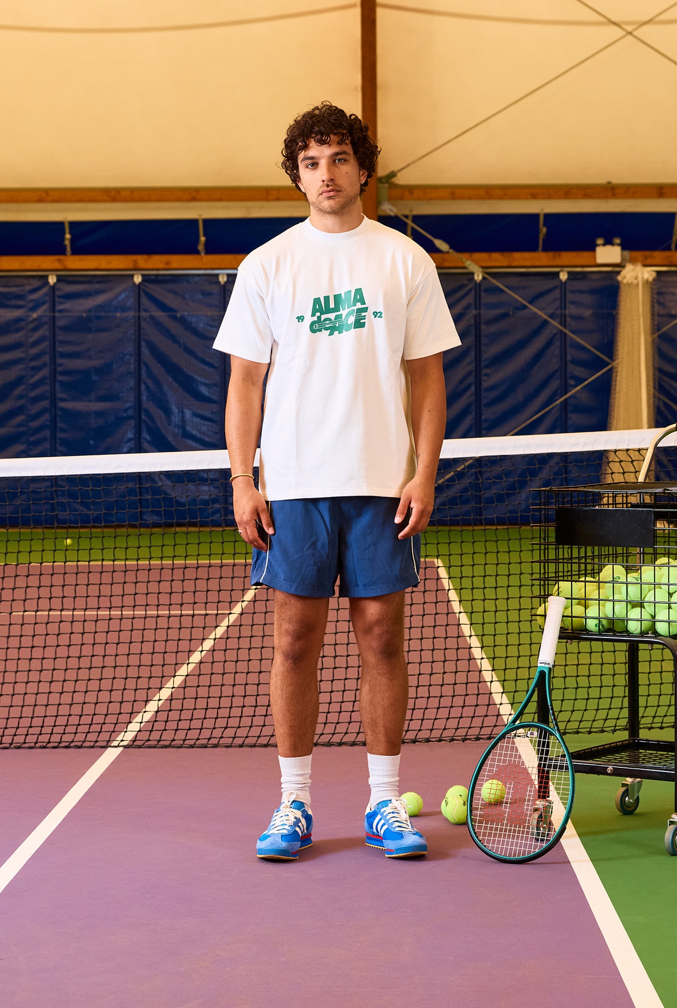 92 ADA Tennis T-shirt | Cream