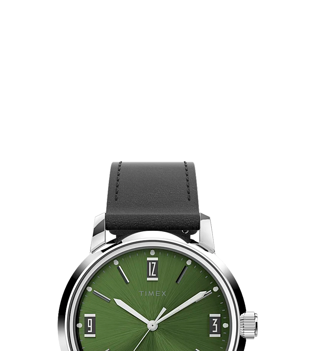 Marlin Automatic 40mm Leather Strap Watch TW2V44600 Timex EU
