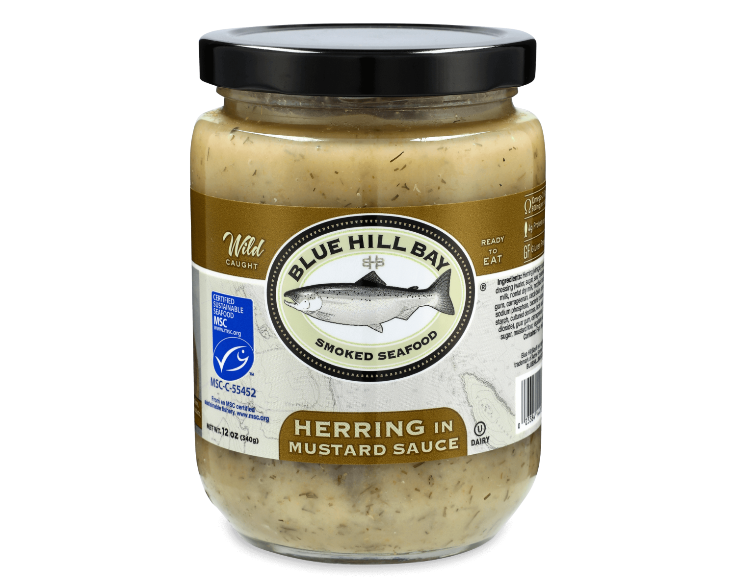 12 oz. pickled Herring in Mustard