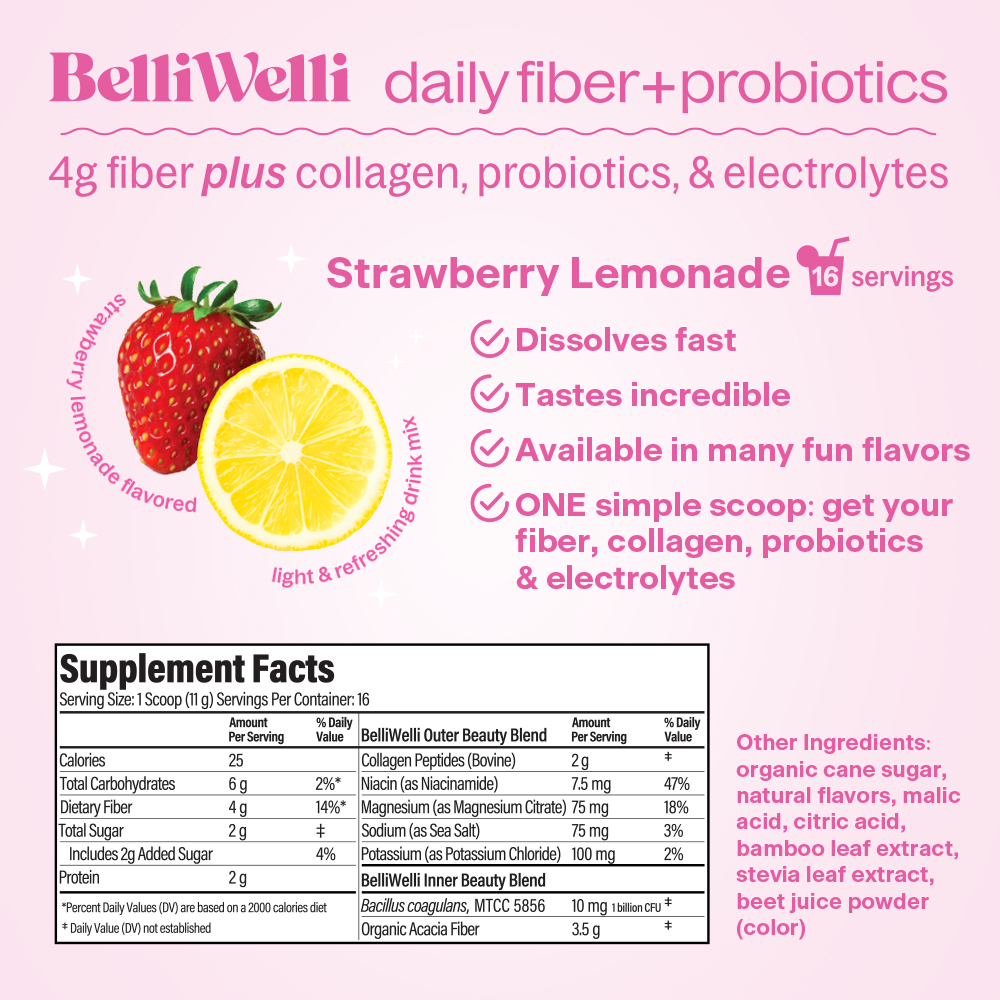 Strawberry Lemonadeingredient label