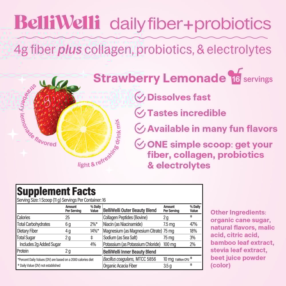 Strawberry Lemonadeingredient label