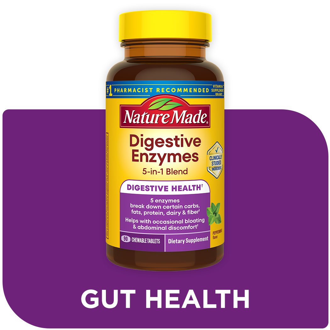 Nature Made Digestive Enzymes for gut health support
