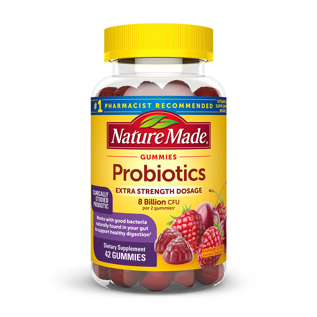 Nature Made Probiotics extra strength.