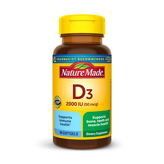 Nature Made Vitamin D3 softgels