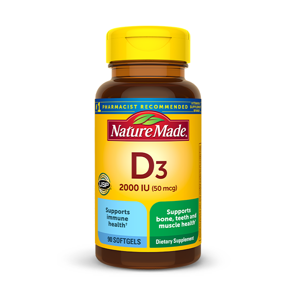 Nature Made Vitamin D3 softgels