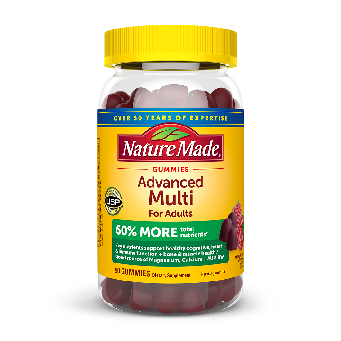 Nature Made Advanced Multi for adults.