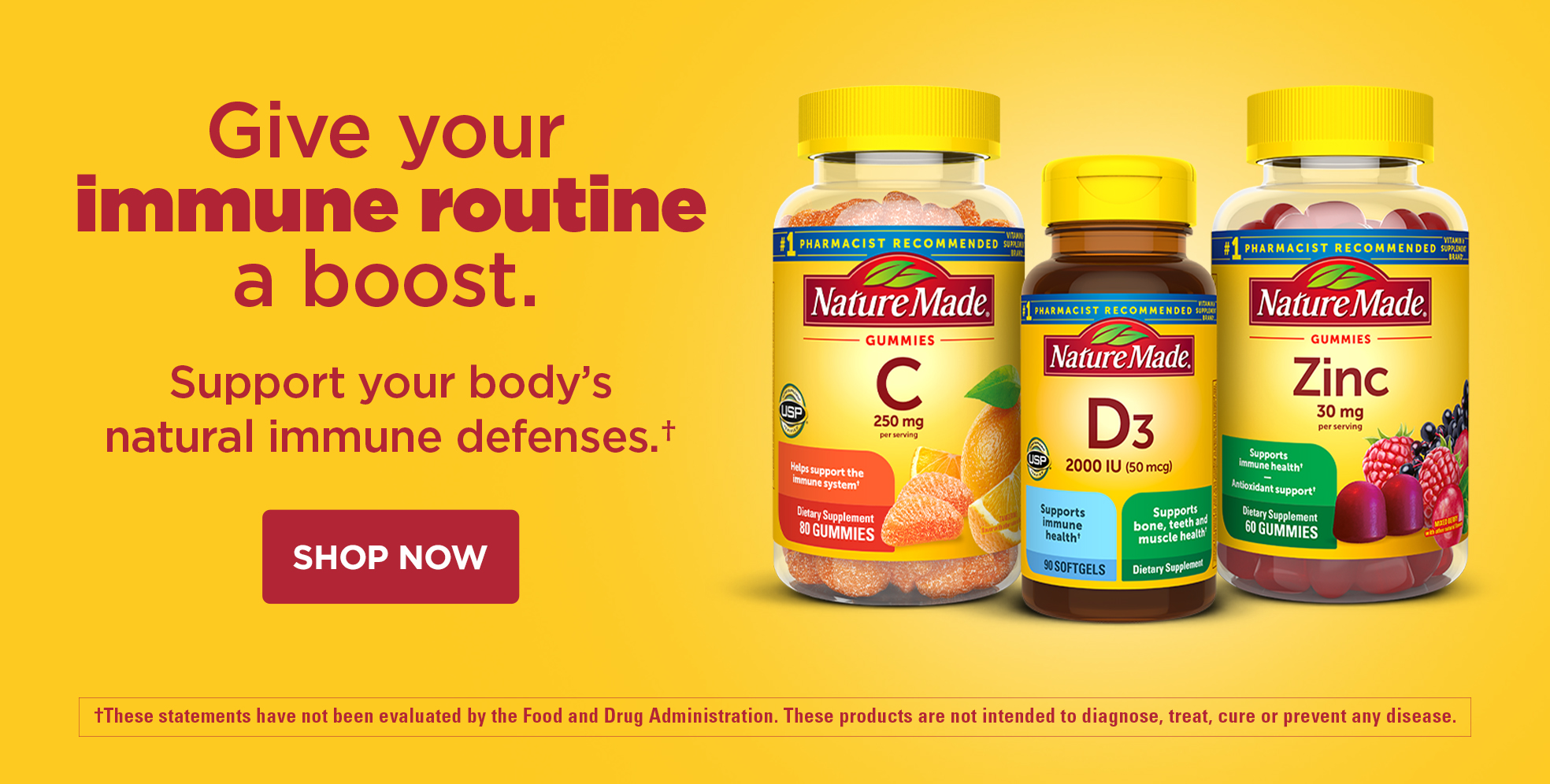 Marketing card for Immune Support