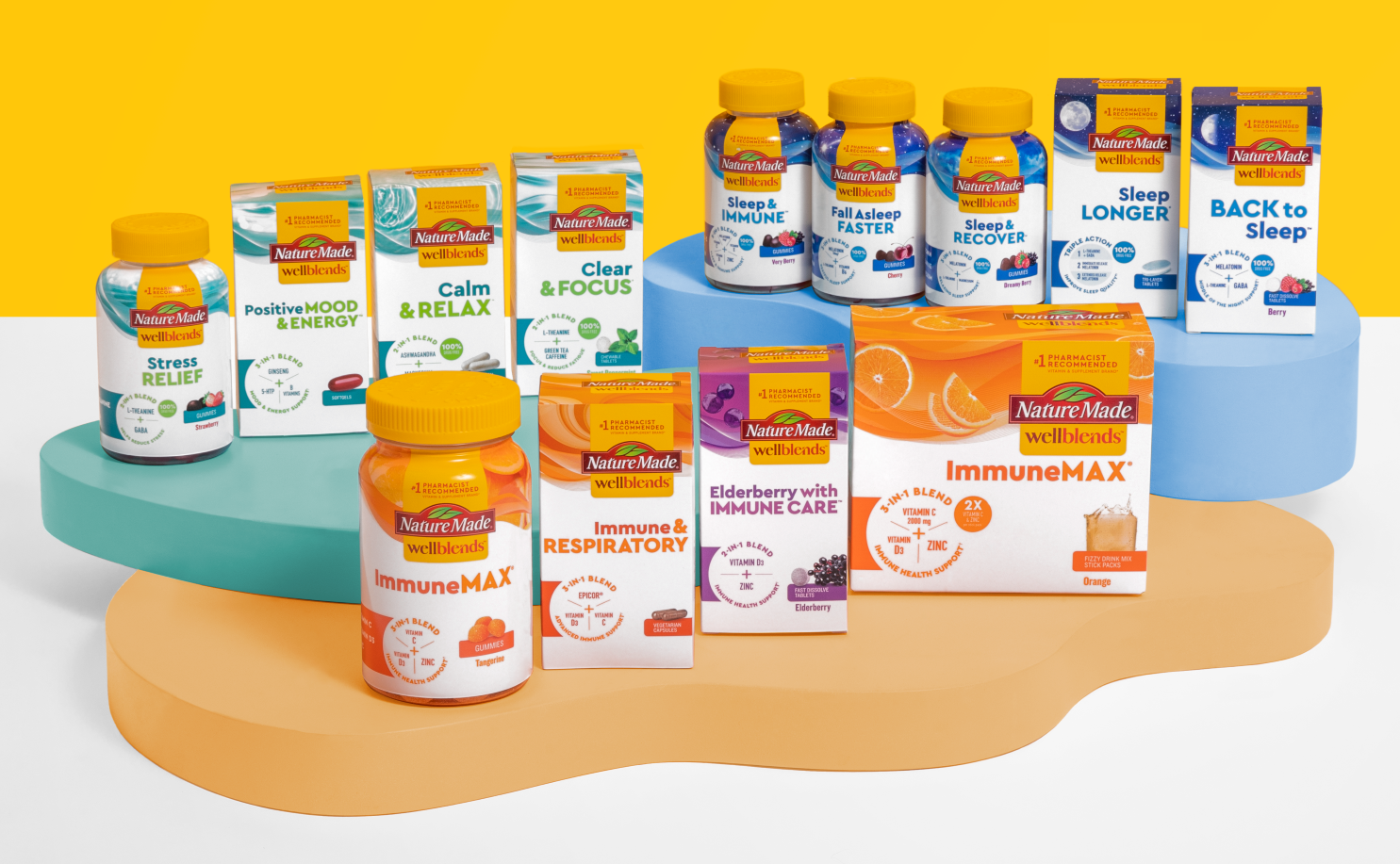 2022 – Launched Nature Made® Wellblends™ Collection