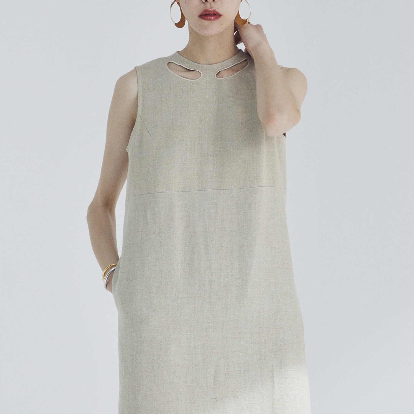 ボンカール ワンピース」 アンティークリネン