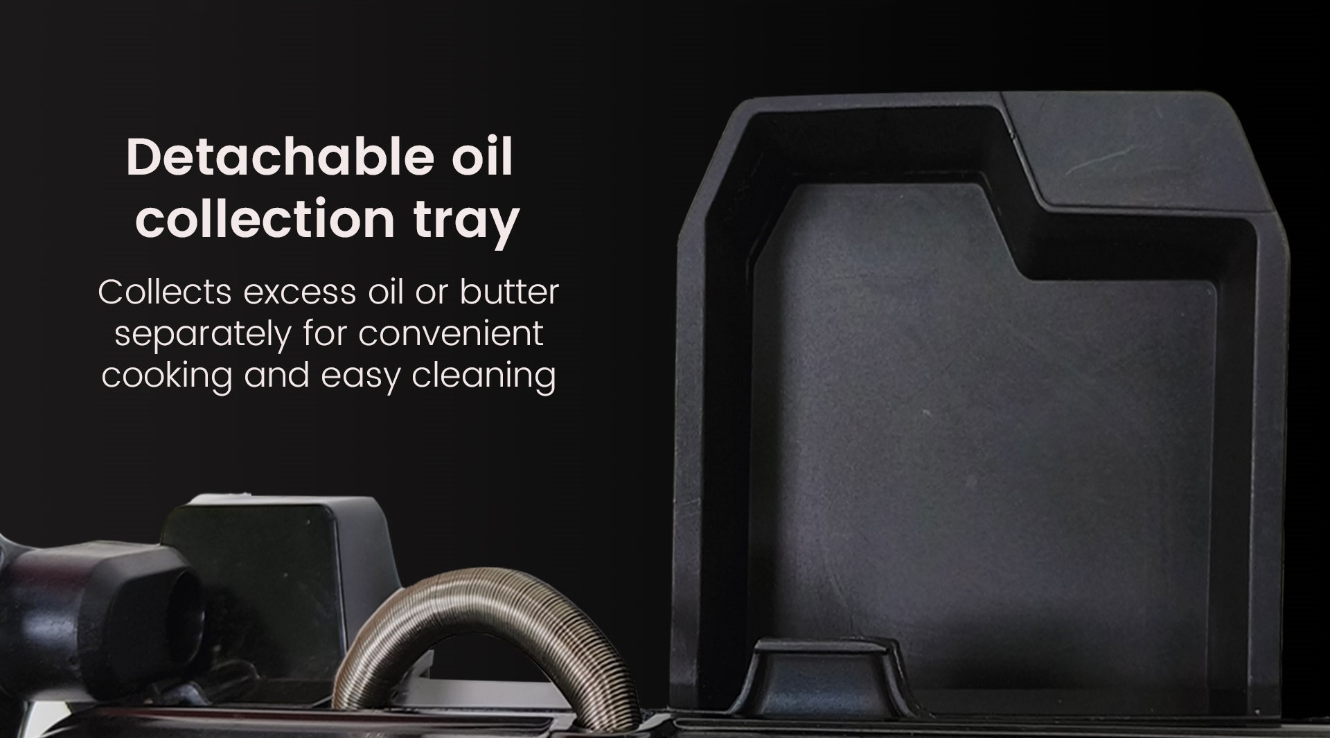 Detachable Oil Collection Tray