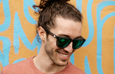 Sunglasses size on model