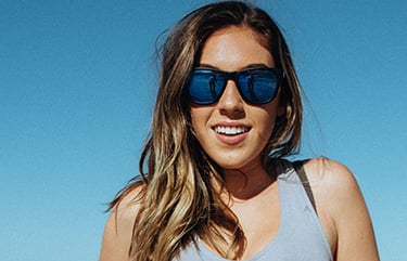 Sunglasses size on model
