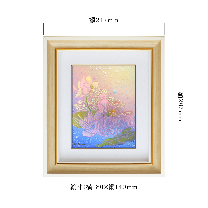 草場一壽作　天女　陶彩画　額 陶彩画《天上之花》 – 草場一壽工房Museum Shop