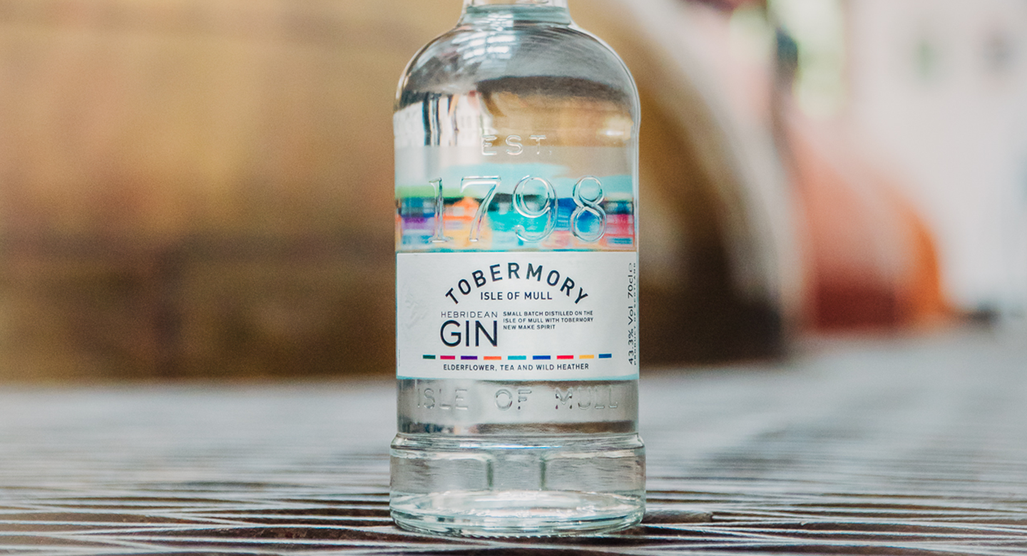 Come along on the Tobermory gin tasting experience at our distillery on the Isle of Mull