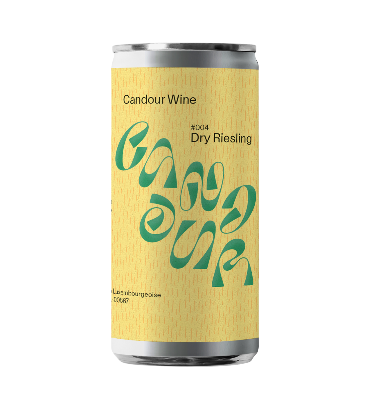 Candour Wine can of riesling white wine from Domaine L&R Kox