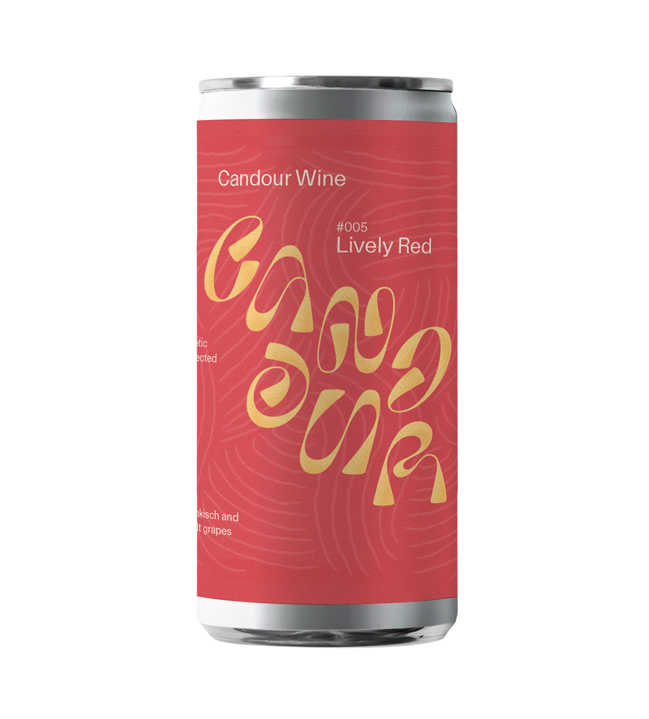 Candour Wine can of light red wine from Groszer Wein