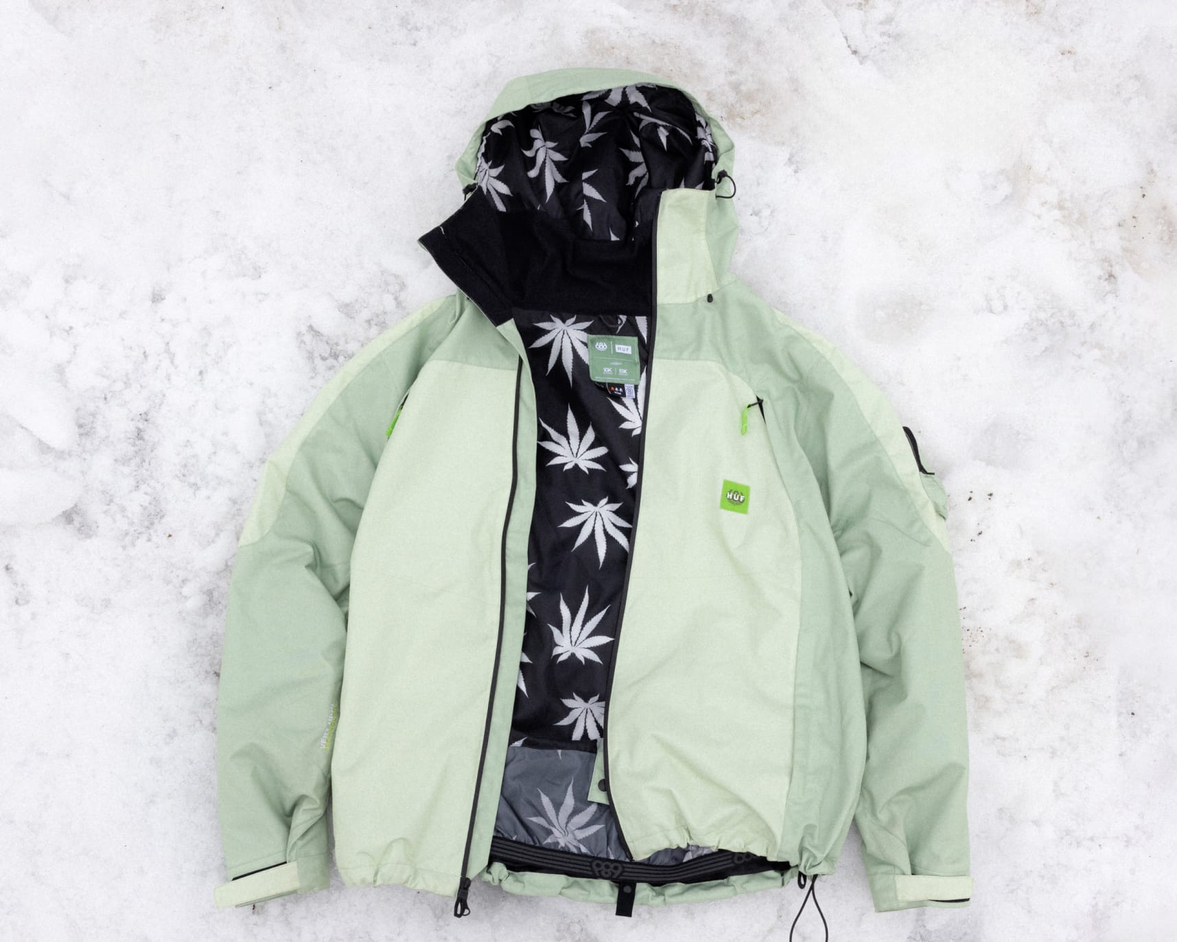 686 Men's HUF Double H Shell Jacket – - Main Image