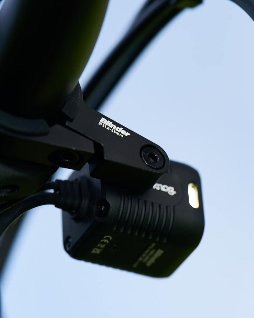 Knog Blinder 1300 USB Front Bike Light - 1300 Lumen Rechargeable Cycling Light With Multiple Mounts