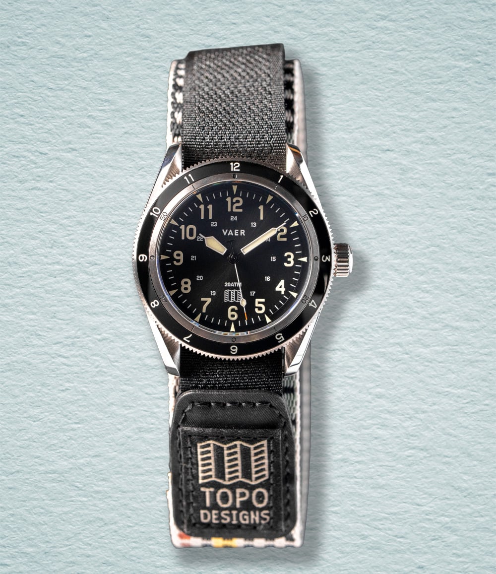 Vaer x Topo Designs x Worn & Wound Solar Hiker V2