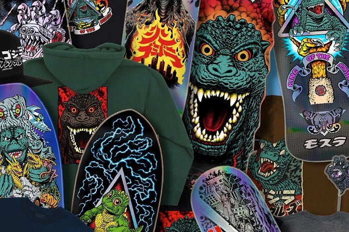 Godzilla x Santa Cruz Skateboards Full Collection