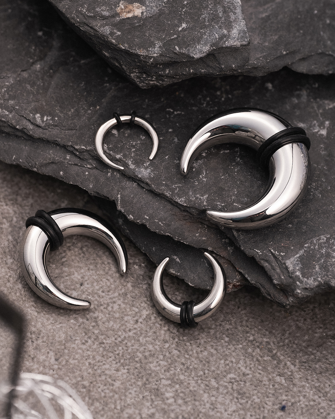  Silver Metal Septum Pincher Gauge / Plug