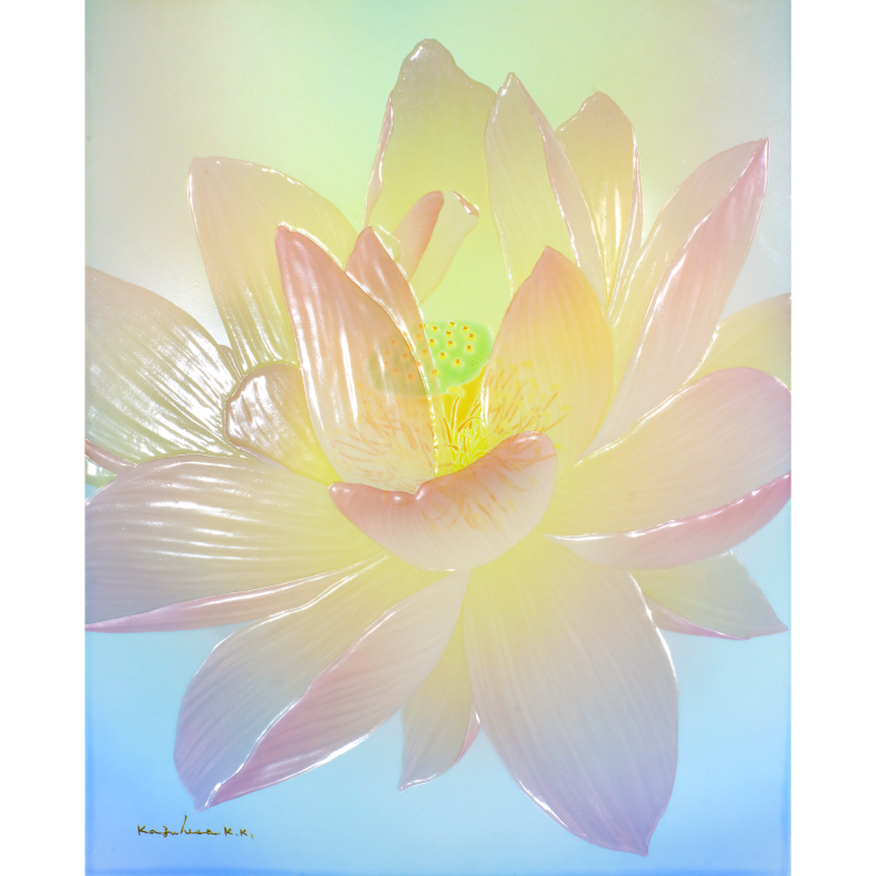 陶彩画_花作品_Lotus_全体