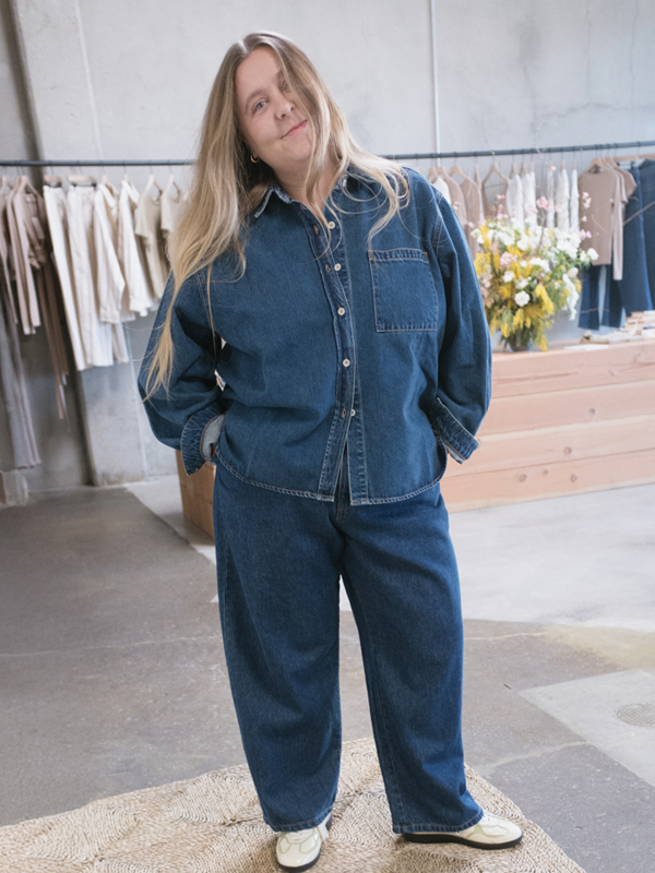 Field Pant, Tencel Denim, Vintage Dark | OZMA