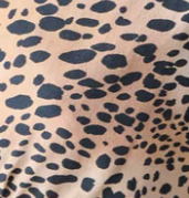 Petite leopard print bias cut maxi skirt