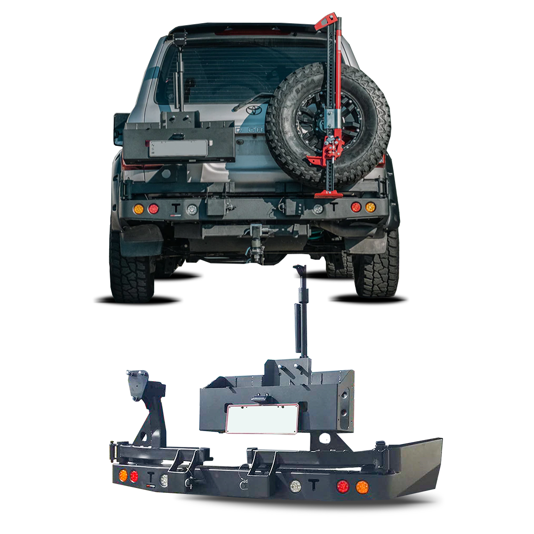 105 Series Rear Bar Spare wheel Carrier