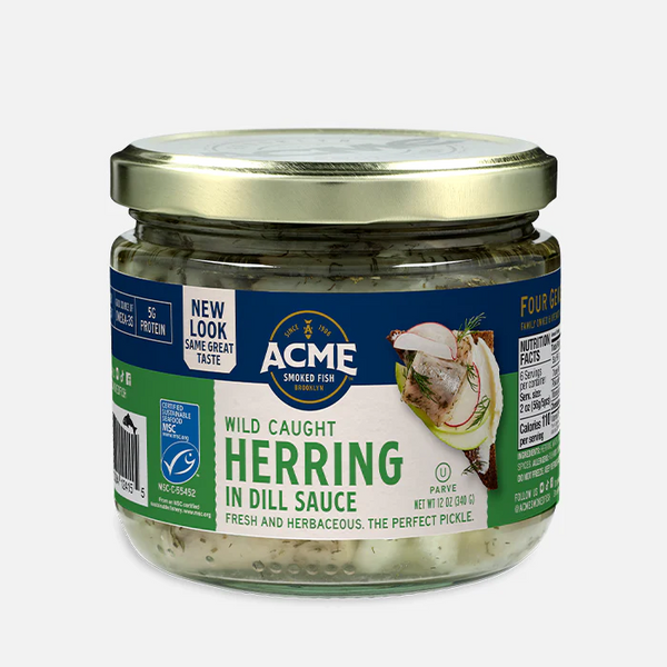 Acme Smoked Fish pickled herring in dill sauce