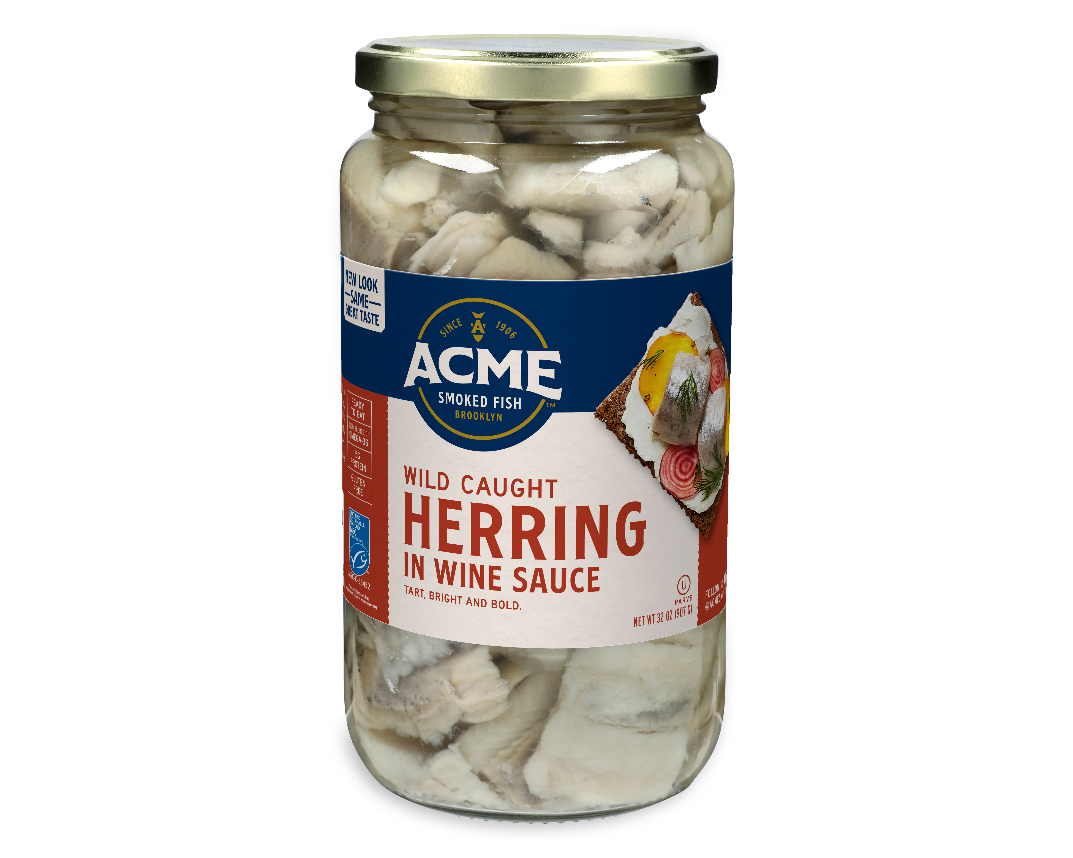 Acme Smoked Fish pickled herring in wine