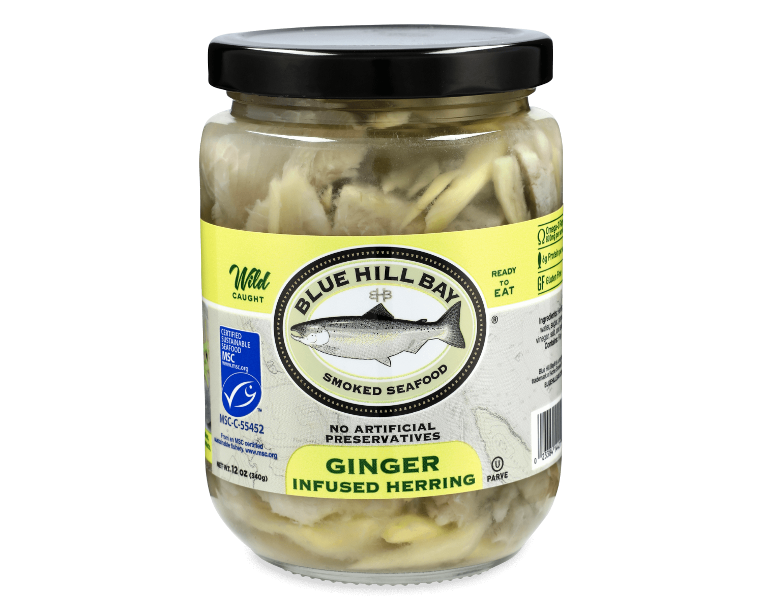 Blue Hill Bay pickled herring in ginger