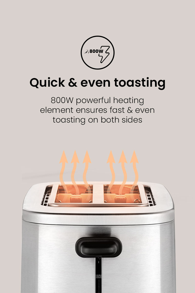 Quick & Even Toasting