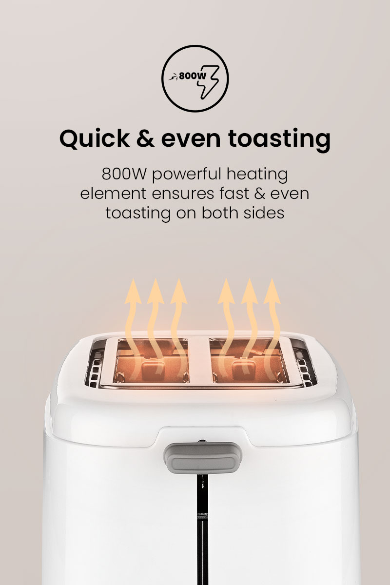 Quick & Even Toasting