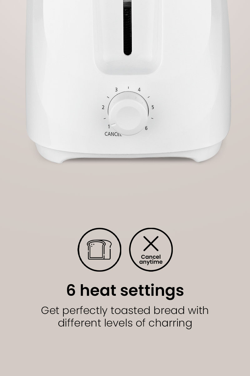 6 Heat Settings