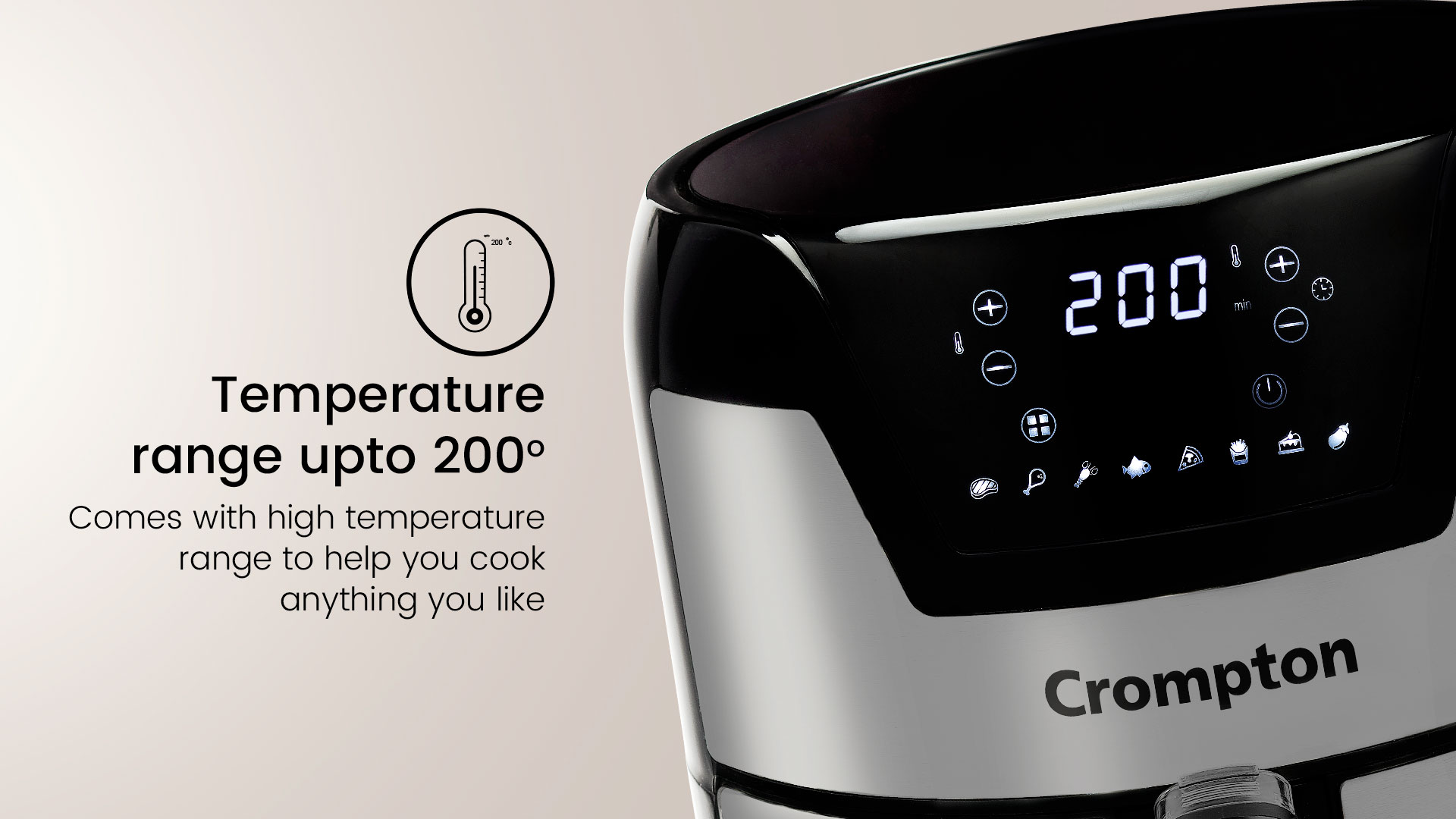 Temperature Range upto 200°