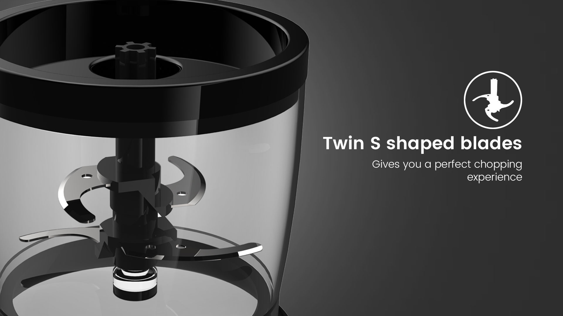 Twin S Shaped Blades