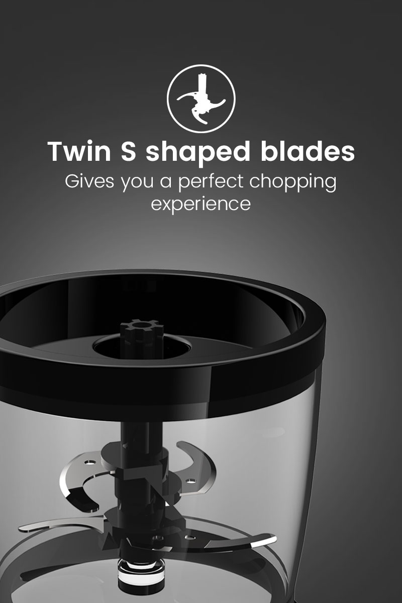Twin S Shaped Blades