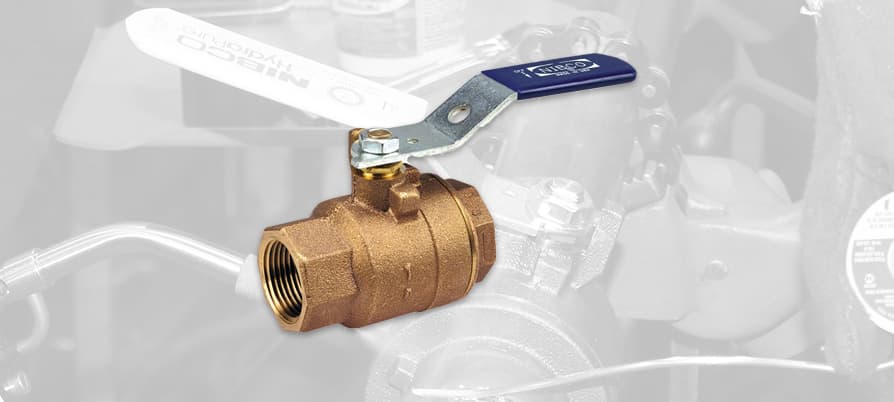 T-580-70-W3 - Two-Piece Bronze Ball Valve - Conventional Port