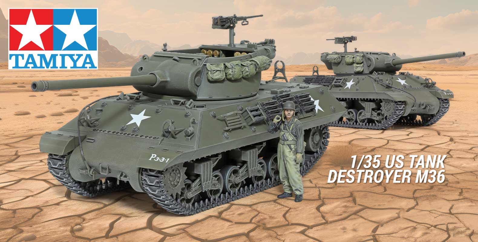 Tamiya 1/35 US Tank Destroyer M36 091025