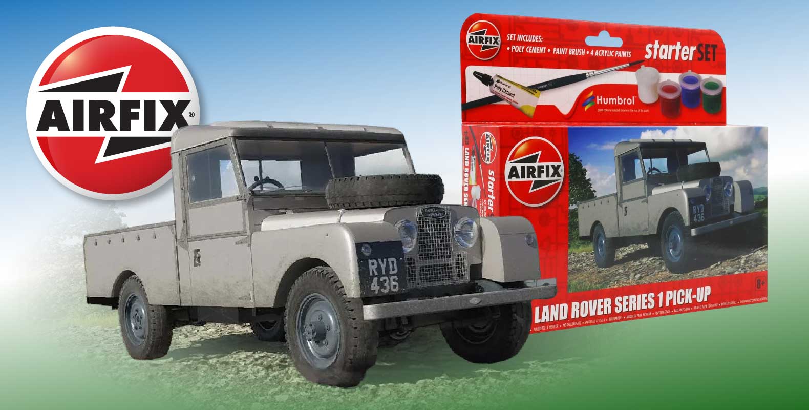 Airfix Lan Rover Starter Set 201123