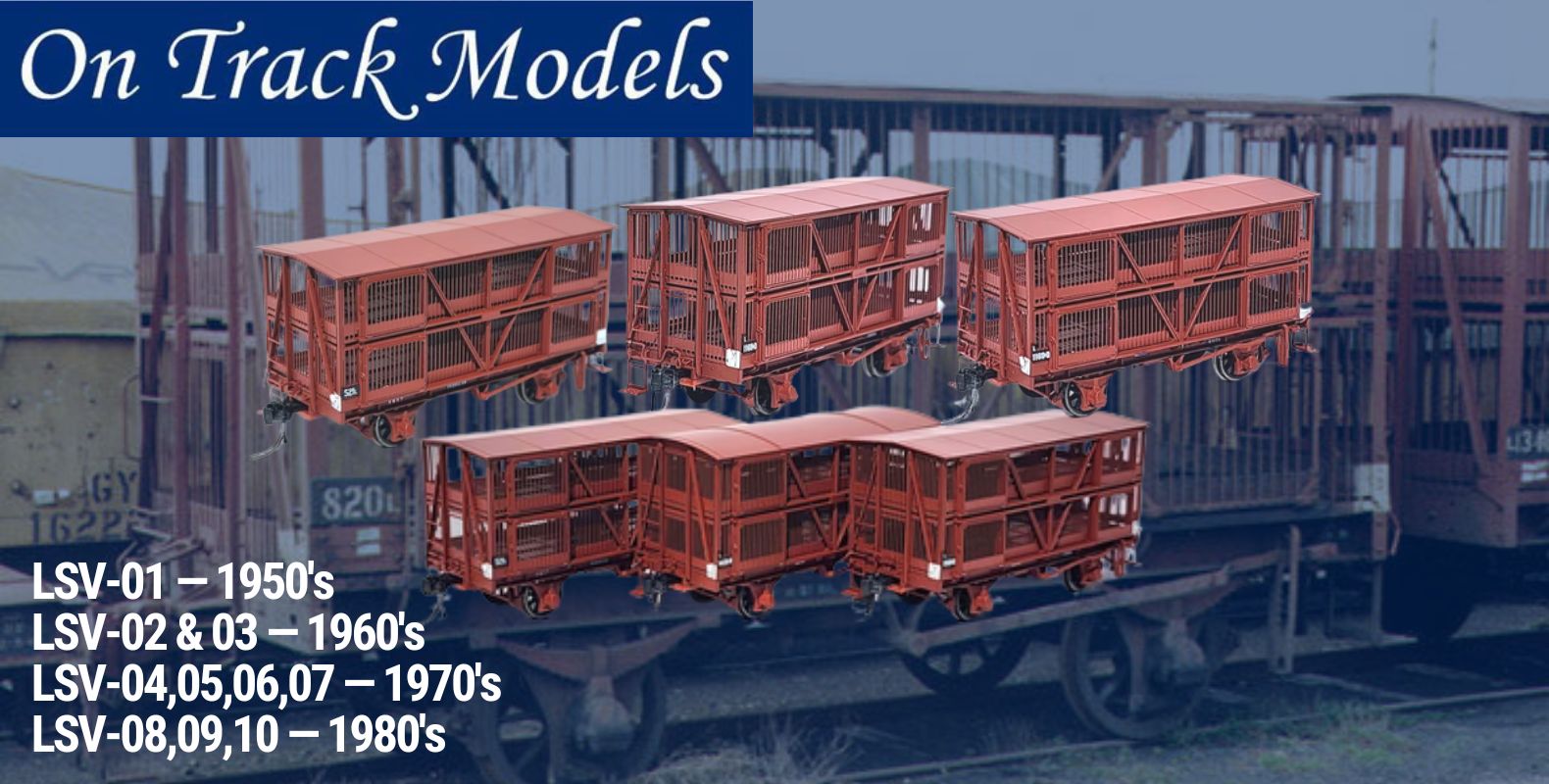 On Track Models L Sheep Wagons