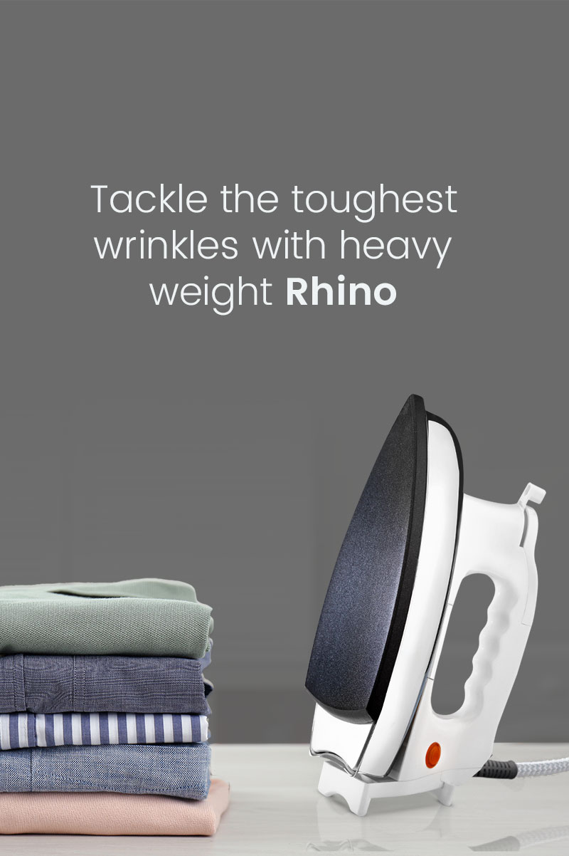 Crompton Rhino 1000 W Heavy Weight Dry Iron Get the latest Crompton Rhino 1000 W Heavy Weight Dry Iron Online Crompton